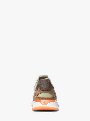 Sneaker Miles aus Mesh und Logostoff in Blockfarben