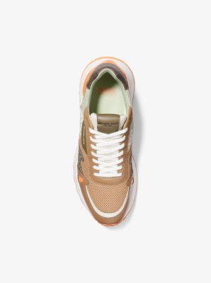 Sneaker Miles aus Mesh und Logostoff in Blockfarben
