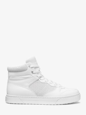 Michael kors white shop high top sneakers