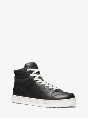 Barett Leather High-Top Sneaker | Michael Kors