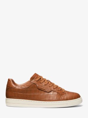 Keating Crocodile Embossed Leather Sneaker