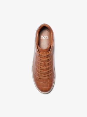 Keating Crocodile Embossed Leather Sneaker