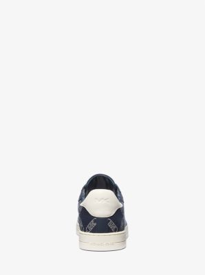 Keating Empire Logo Jacquard and Leather Sneaker | Michael Kors