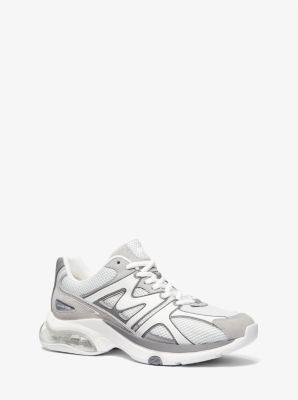 Kit Extreme Mesh and Faux Suede Trainer | Michael Kors