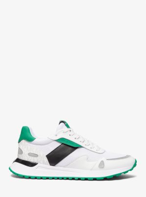 Basket Miles en cuir et maille image number 1