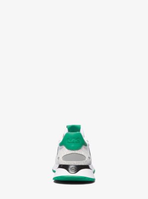 Basket Miles en cuir et maille image number 2