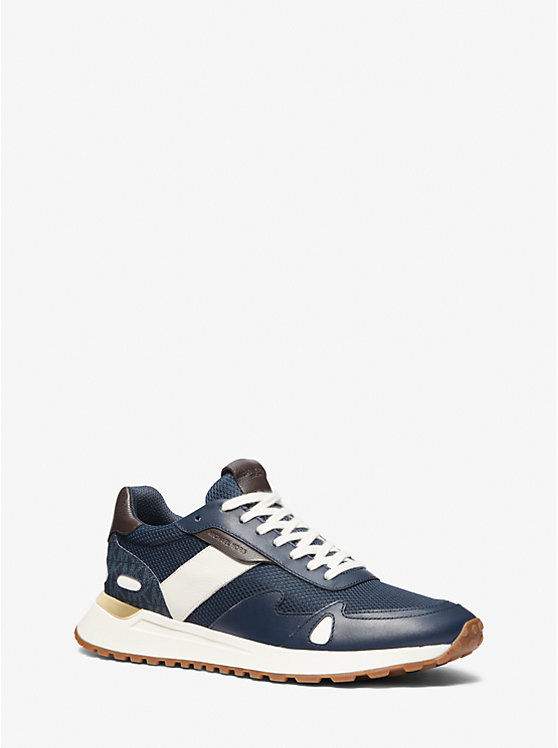 Miles Leather and Mesh Trainer image number 0