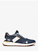 Miles Leather and Mesh Trainer image number 1
