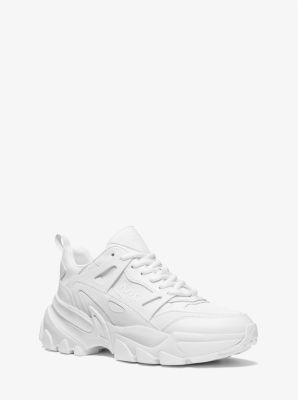 Nick Faux Leather and Mesh Trainer | Michael Kors