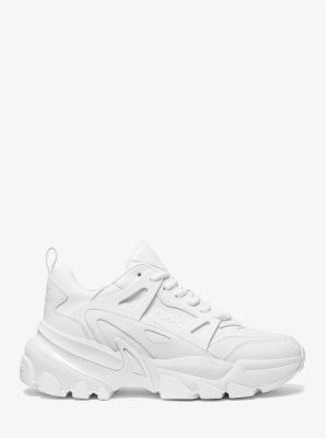 Nick Faux Leather and Mesh Trainer | Michael Kors Canada