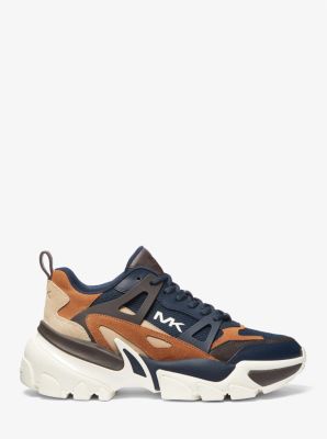 Nick Suede and Mesh Trainer | Michael Kors Canada