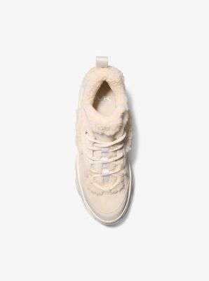 Atlas Suede and Shearling Trainer image number 3