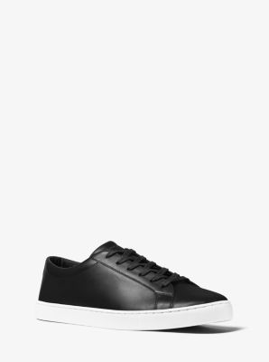 michael kors black leather shoes