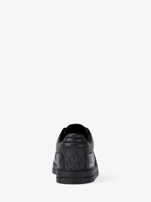Brady Signature Logo and Leather Sneaker