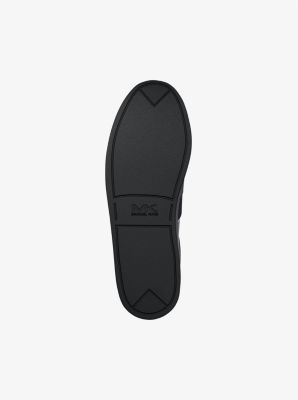 Brady Signature Logo and Leather Sneaker