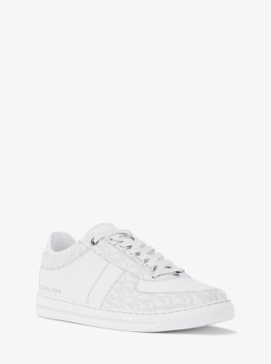 Brady Signature Logo and Leather Sneaker