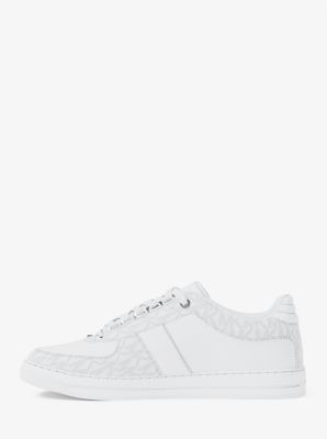 Brady Signature Logo and Leather Sneaker