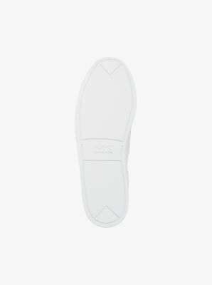 Brady Signature Logo and Leather Sneaker