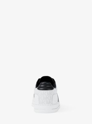 Brady Signature Logo and Leather Sneaker
