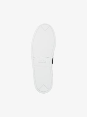 Brady Signature Logo and Leather Sneaker