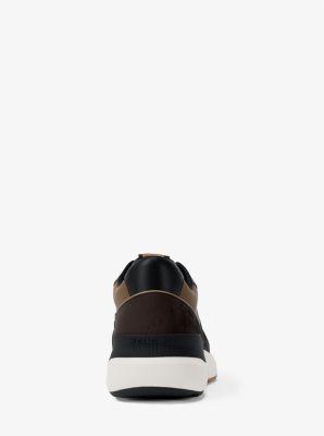 Trevor Leather and Corded Twill Trainer image number 4