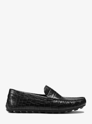 William Embossed-Leather Loafer
