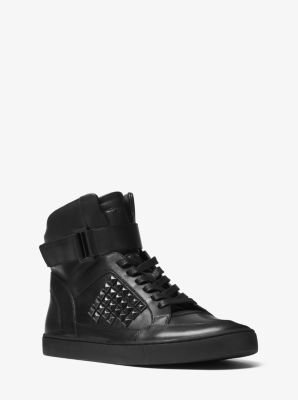 michael kors leather sneakers