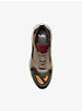 Ethan Camouflage Leather and Suede Trainer image number 3