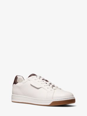 Keating Leather And Logo Sneaker 