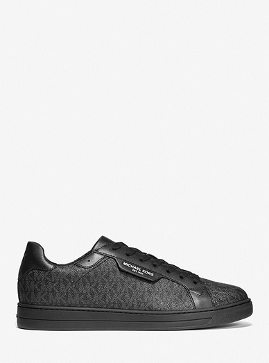 Keating Logo And Leather Sneaker | Michael Kors