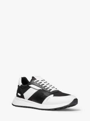 Miles Leather and Nylon Trainer 