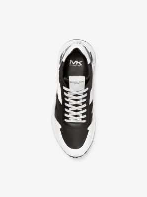 Miles Leather and Nylon Trainer