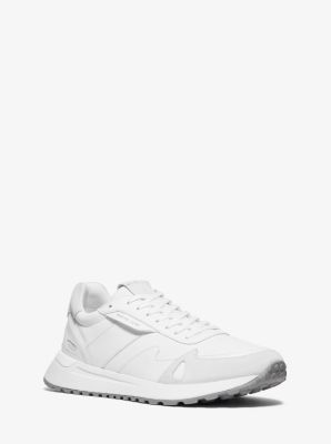 Miles Nylon and Leather Trainer | Michael Kors
