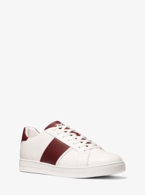 michael kors white leather sneakers