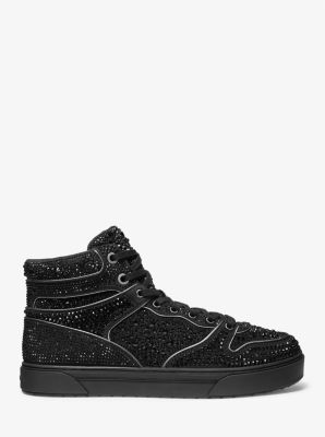 Barett Embellished Scuba High Top Sneaker Michael Kors