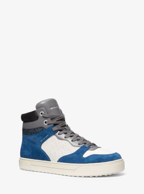 Barett Color-Block Leather High-Top Sneaker image number 0