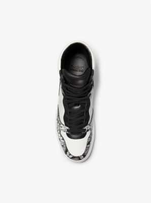 Barett Snake Embossed Leather High-Top Sneaker image number 3