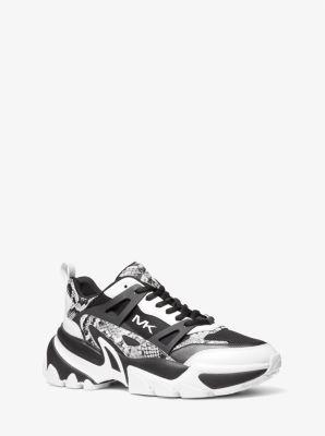 Sneaker Nick aus Leder und Mesh image number 0