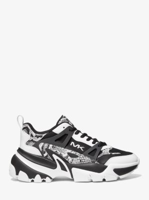 Sneaker Nick aus Leder und Mesh image number 1