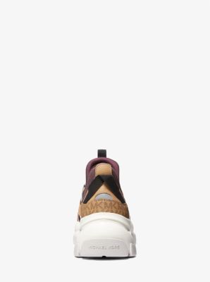 Sahara Mixed-Media Trainer in SHIRAZ MULTI | Michael Kors