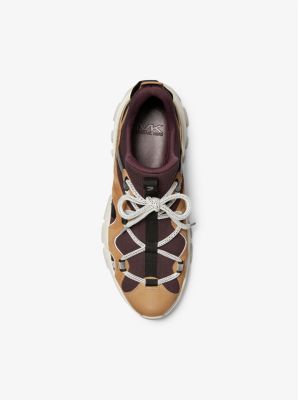 Sahara Mixed-Media Trainer in SHIRAZ MULTI | Michael Kors