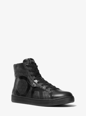 Keating Printed Logo High-top Sneaker 