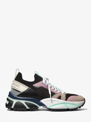 Lucas Knit and Leather Trainer