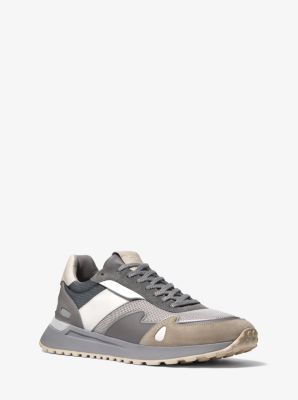 Miles Mesh and Leather Trainer | Michael Kors