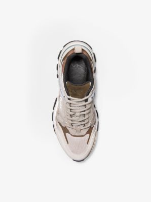 Nick Suede and Mesh Trainer