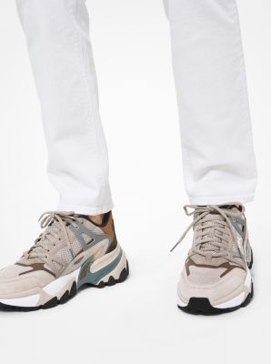 Nick Suede and Mesh Trainer