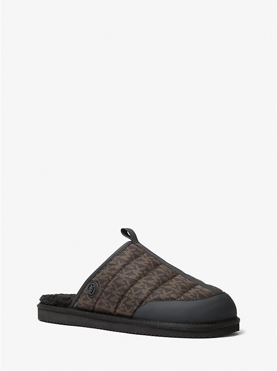 Anders Logo Quilted Nylon Slipper image number 0