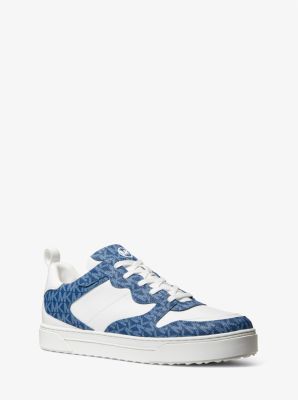 Baxter Logo and Leather Sneaker | Michael Kors