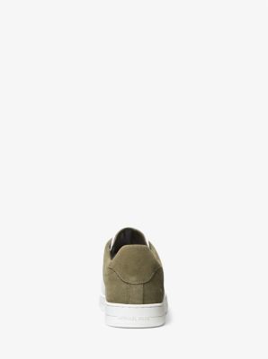 Caspian Two-Tone Leather and Suede Sneaker | Michael Kors