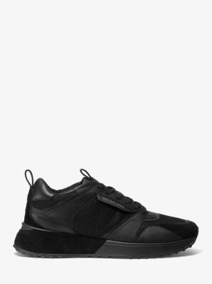 Theo Leather and Mesh Trainer image number 1